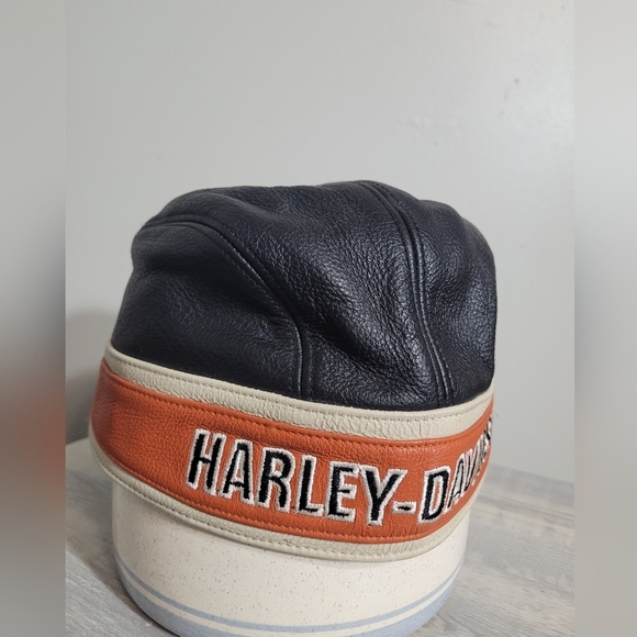 Harley-Davidson Accessories - Vintage Harley Davidson Leather Riding Cap Medium